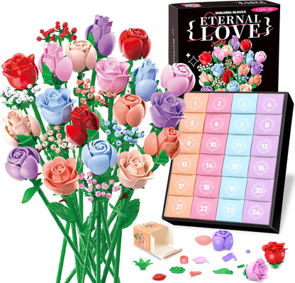 BrixGarden™ Brick Flower Advent Calendar